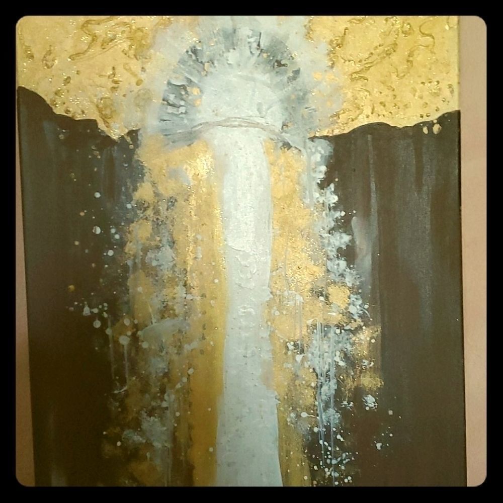 Original art on canvas. "Stargate"